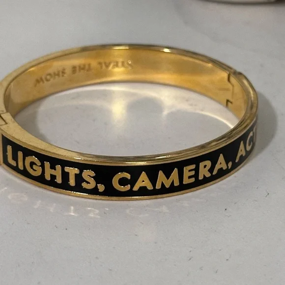 Kate Spade Steal The Show Hinged Bangle - Picture 1 of 4